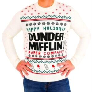 The Office Dunder Mifflin Ugly Christmas Sweater M